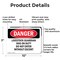 Signmission Livestock Guardian Dog On Duty Do Not Enter Danger Sign, Aluminum, 10in W x 7in L, 2PK OS-2PACK-DS-A-710-L-2150 - alternate 6